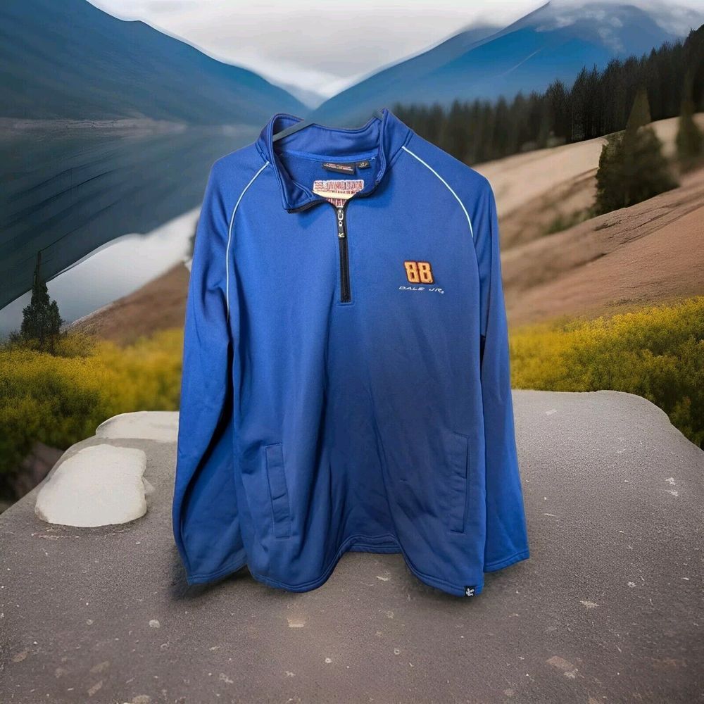 Dale Earnhardt Jr 2014 Chase #88 National Guard 1/4Zip Performance Fleece Jacket